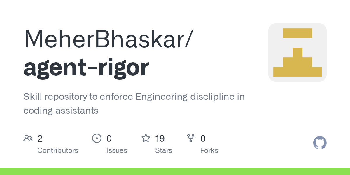 🛠 معرفی Agent-Rigor: ابزاری برای کدنویسی دقیقتر با هوش مصنوعی