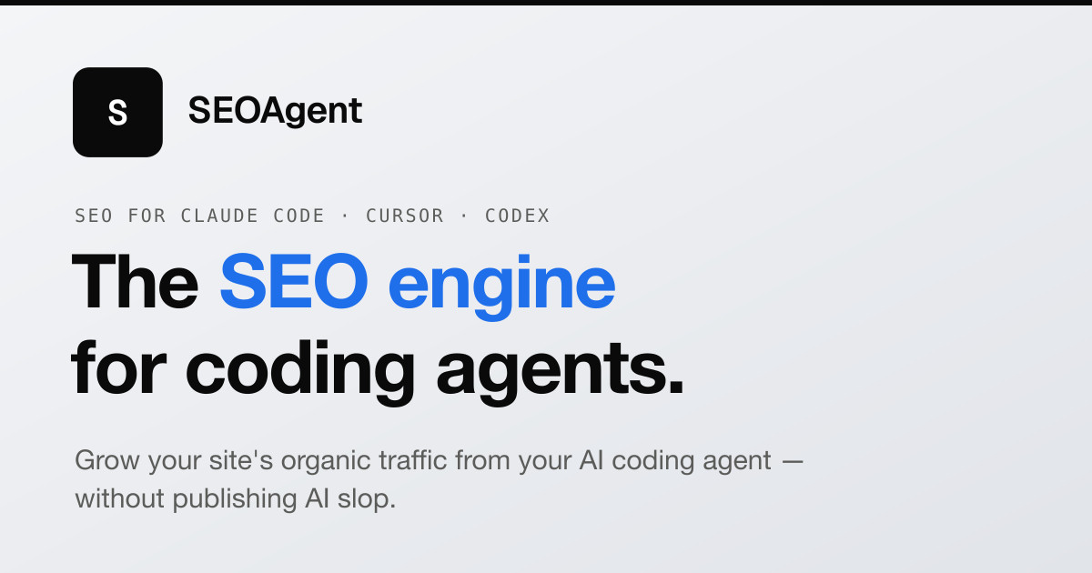🚀 معرفی SEOAgent: ابزاری تازه برای بهینه‌سازی جریان‌های کاری برنامه‌نویسی با هوش مصنوعی