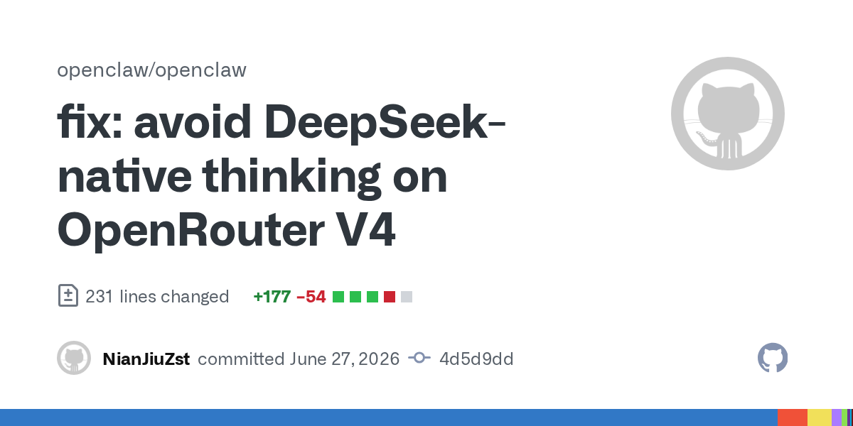 🚀 به‌روزرسانی مهم برای کاربران OpenRouter: غیرفعال‌سازی تفکر بومی DeepSeek