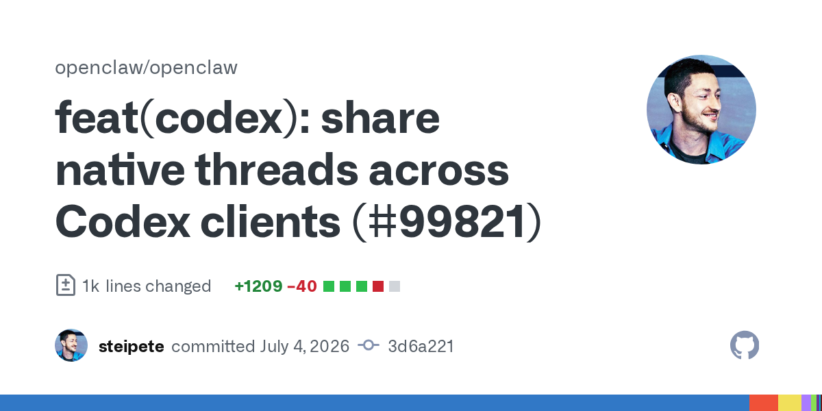 🚀 ارتقای قابلیت‌های Codex: اشتراک‌گذاری آسان‌تر تردها!
