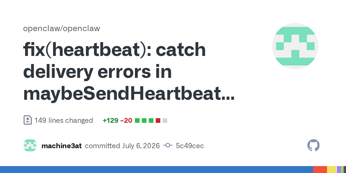 🛠 رفع باگ فنی در سیستم Heartbeat: افزایش پایداری ارتباطات