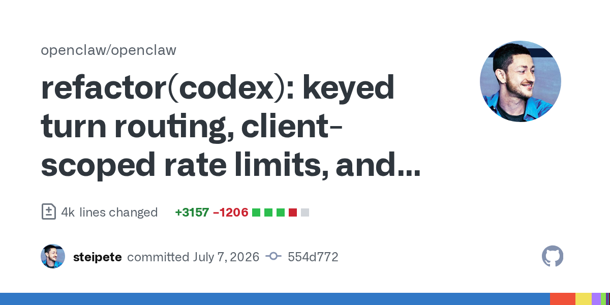 🛠 به‌روزرسانی فنی در قلب Codex؛ بهبود مسیریابی و مدیریت محدودیت‌ها