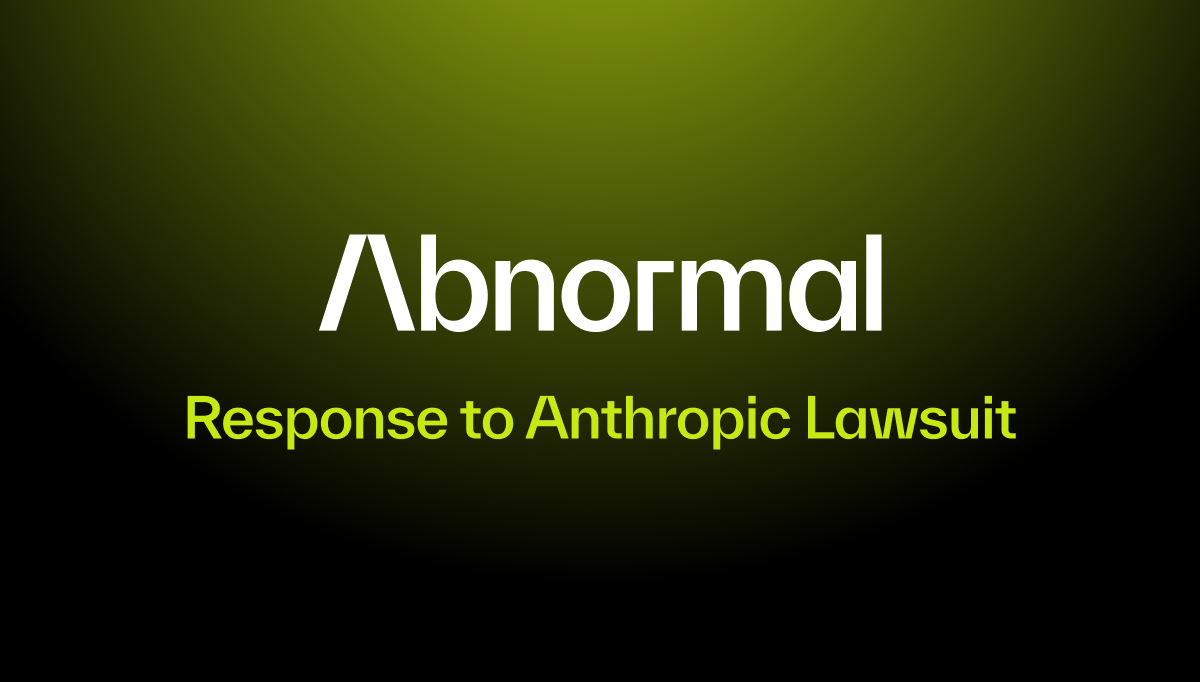 ⚖️ واکنش Abnormal.ai به شکایت آنتروپیک