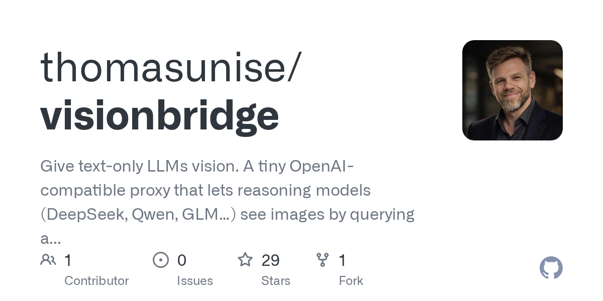 🛠 اضافه کردن قابلیت بینایی به هر مدل متنی با VisionBridge