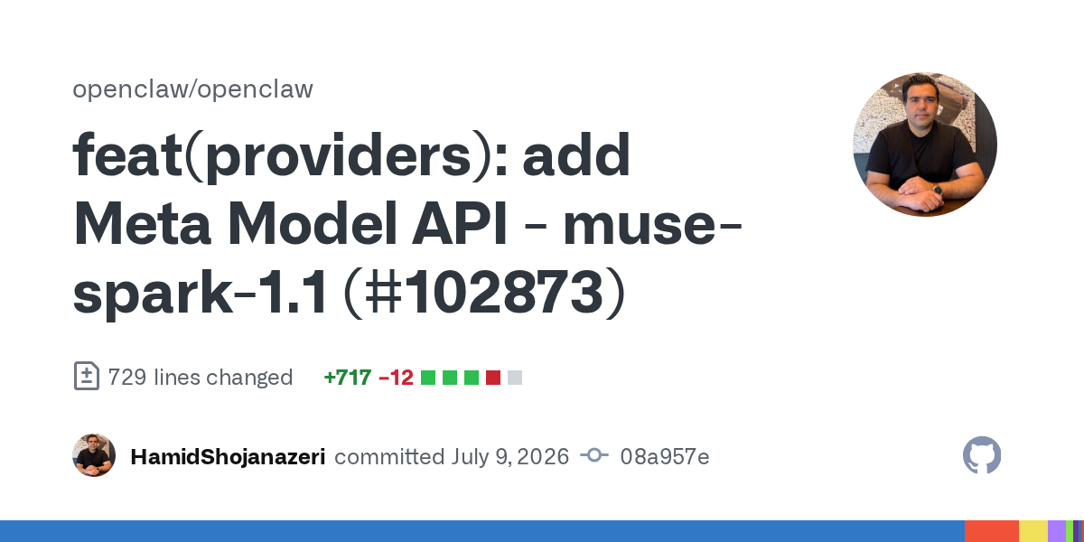 🚀 پشتیبانی از مدل هوشمند جدید متا (Meta Model API) به پلتفرم‌های توسعه اضافه شد!