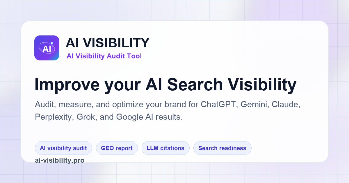 🚀 دیده شدن در عصر هوش مصنوعی با ابزار جدید AI Visibility!
