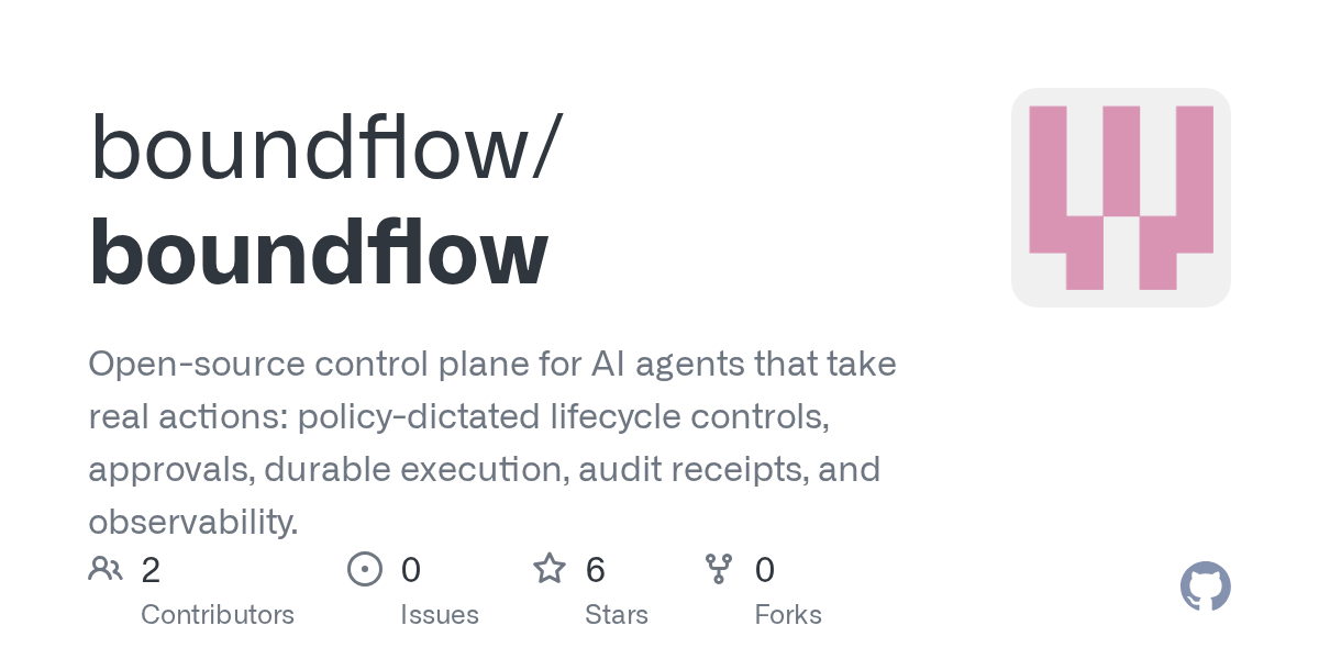 🚀 ابزار جدید برای کنترل بهتر ایجنت‌های هوش مصنوعی: معرفی BoundFlow! 🛠