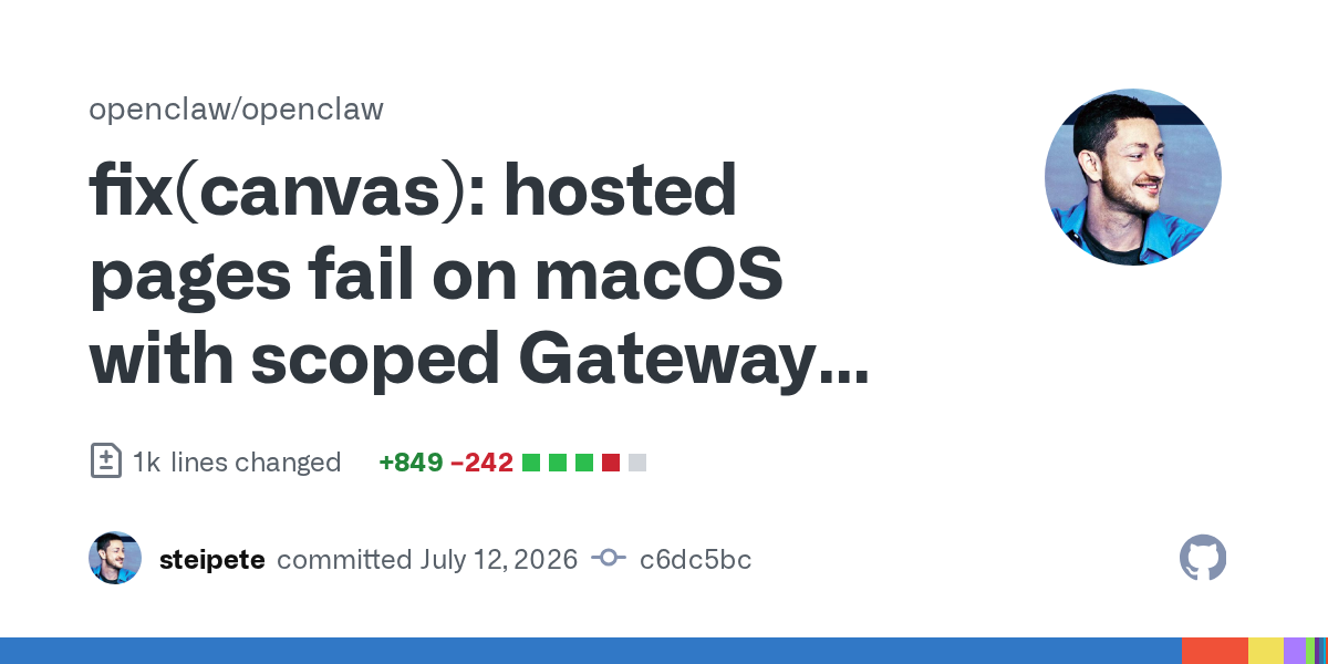 🛠 رفع باگ در نمایش Canvas روی macOS