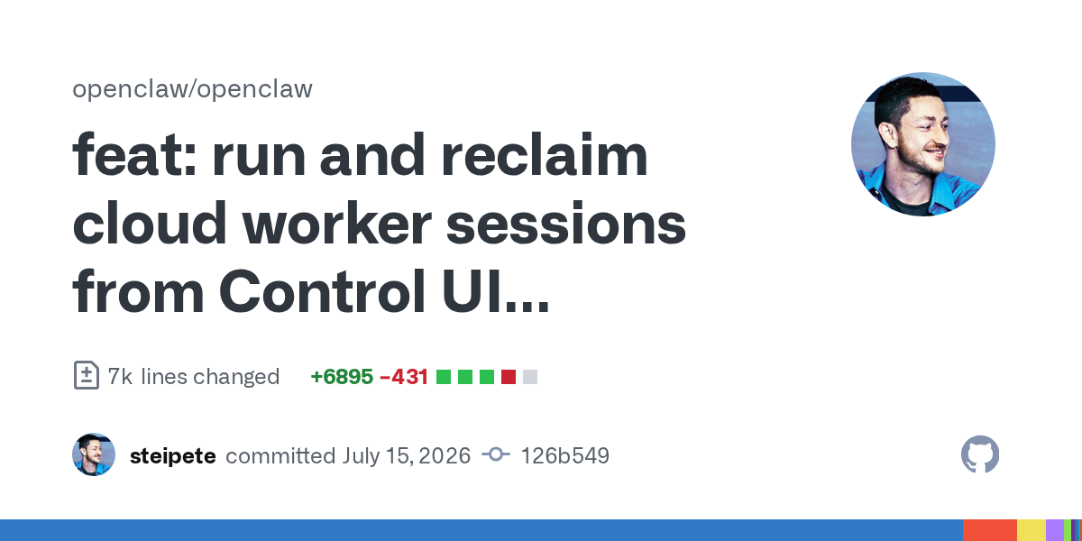 🚀 بهبود مدیریت ورکرهای ابری در محیط کنترل (Control UI)