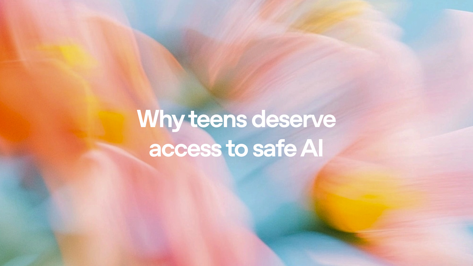 🛡 امنیت هوش مصنوعی برای نوجوانان؛ قدم جدید OpenAI
