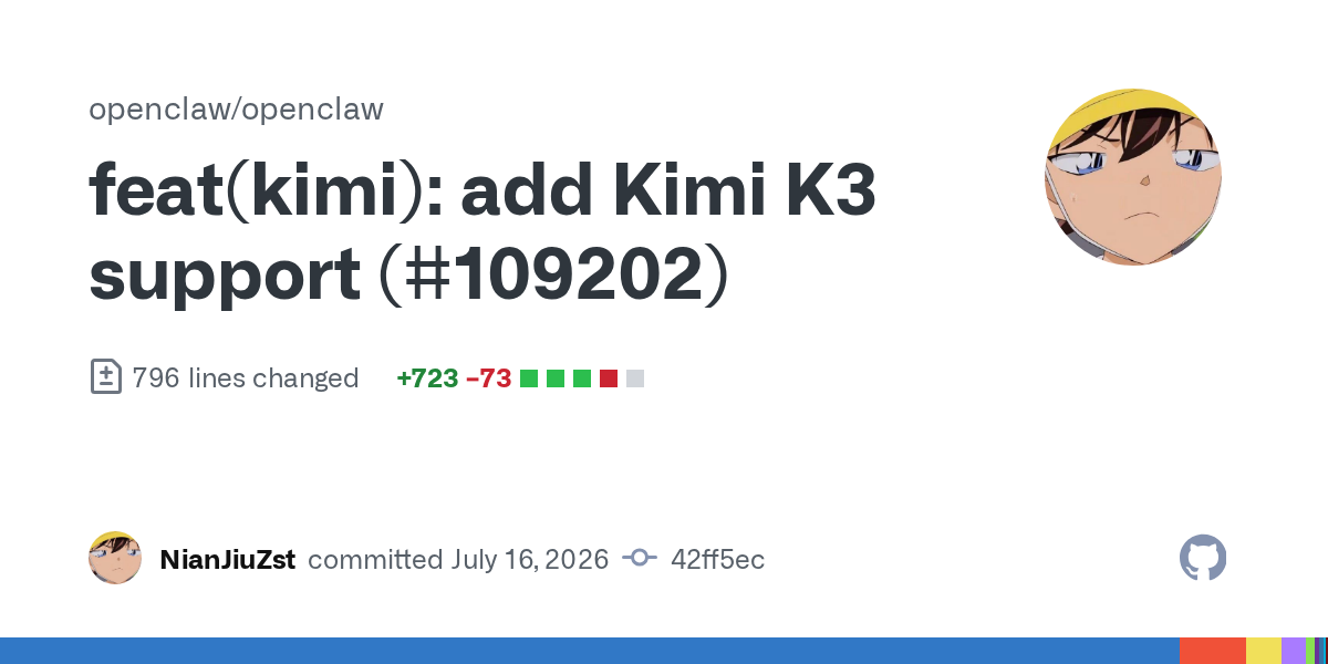 🚀 پشتیبانی از مدل قدرتمند Kimi K3 اضافه شد!