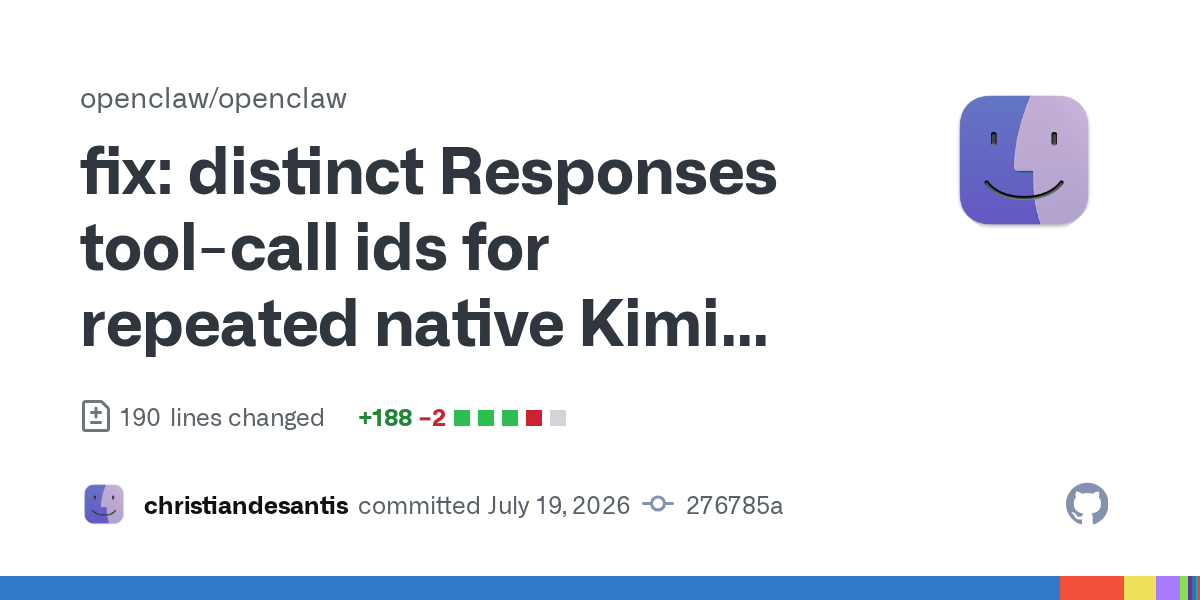 🛠 رفع یک باگ فنی در تعامل با مدل Kimi