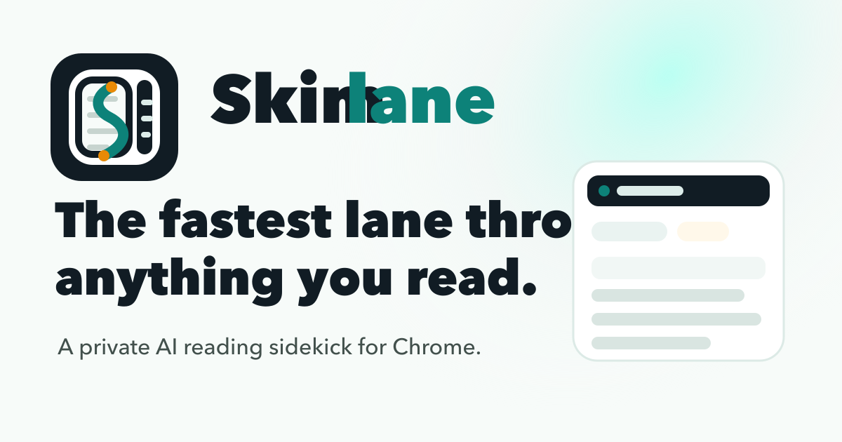🚀 دستیار هوشمند برای مطالعه بهتر؛ Skimlane معرفی شد!