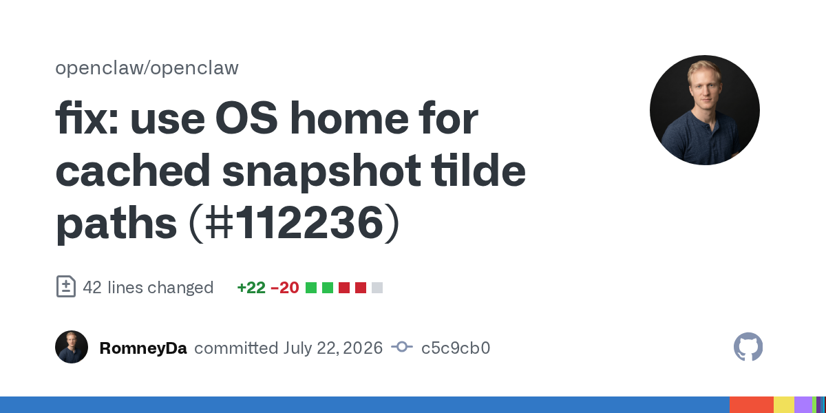 🛠 رفع باگ در مدیریت مسیرهای حافظه کش (Snapshot)
