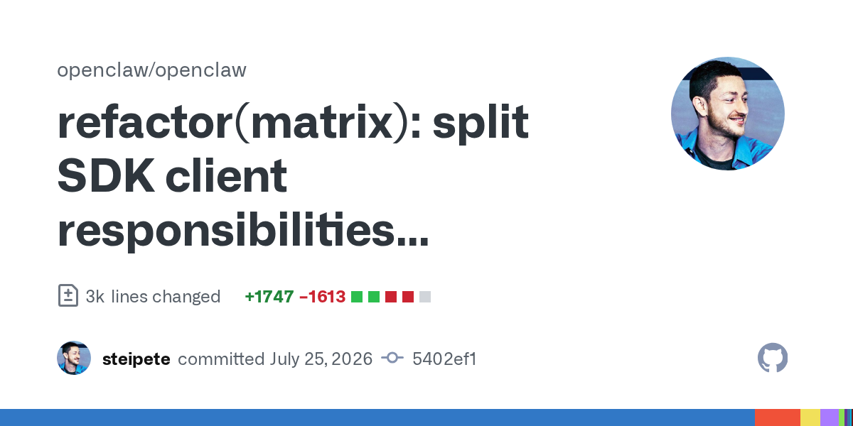🛠 بهینه‌سازی زیرساخت‌های هوش مصنوعی: بازنگری در مسئولیت‌های SDK مدل Matrix