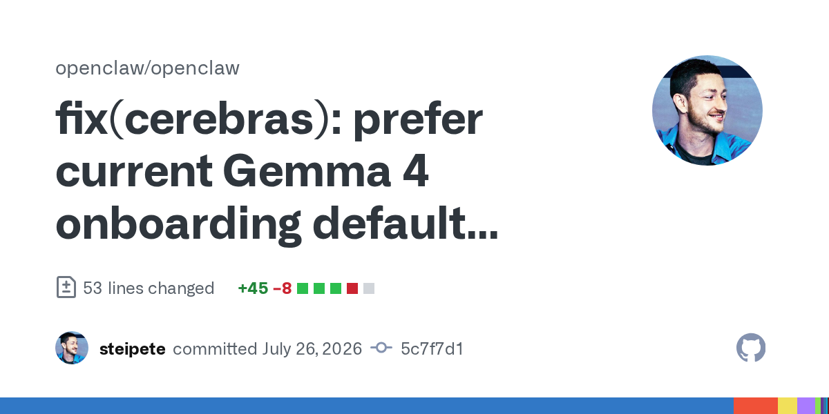 🚀 ارتقای هوشمند در Cerebras: استفاده پیش‌فرض از مدل Gemma 4
