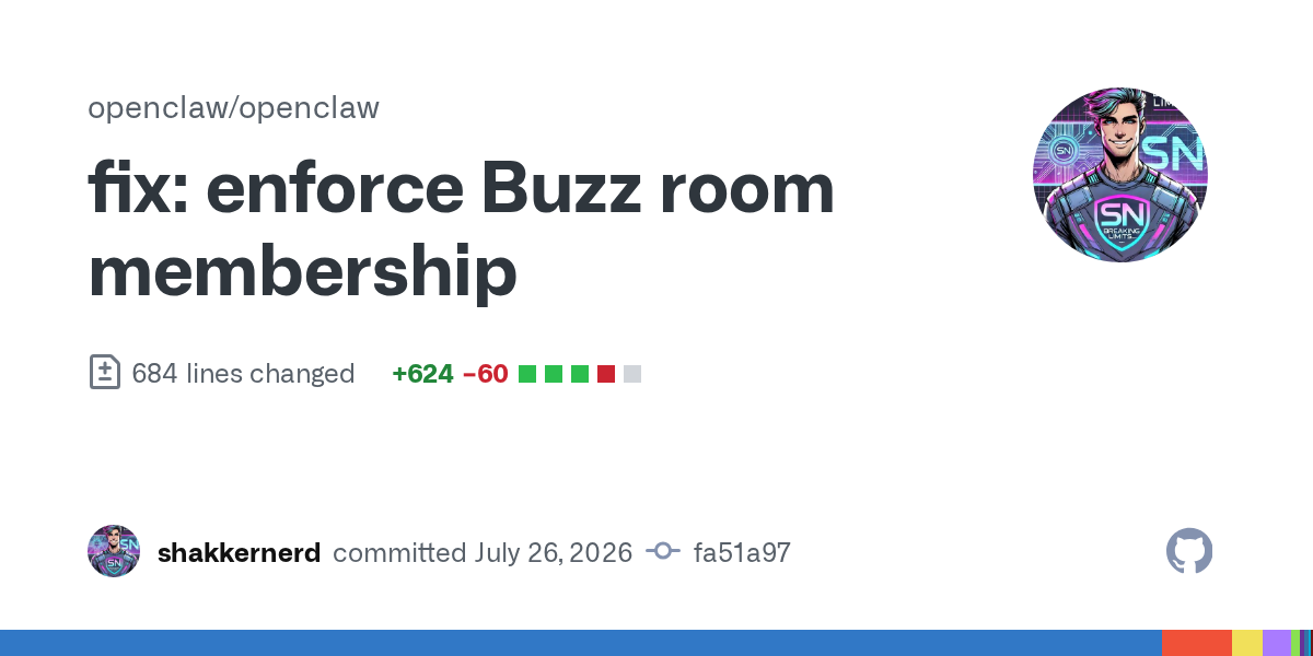 🛠 ارتقای امنیت و کنترل دسترسی در قابلیت Buzz