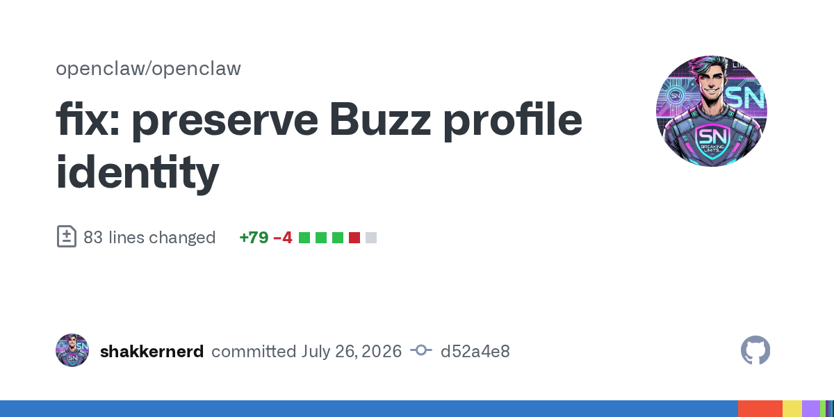 🚀 بهبود و تثبیت هویت پروفایل Buzz در به‌روزرسانی جدید