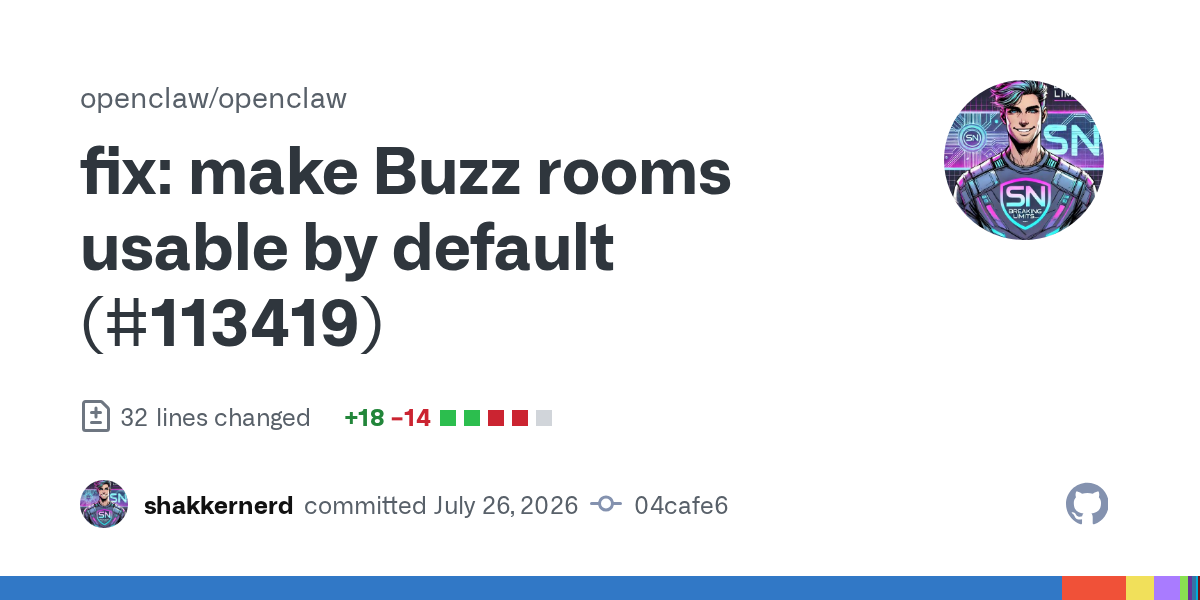 🚀 بهبود تجربه کاربری در اتاق‌های گفتگو (Buzz Rooms)
