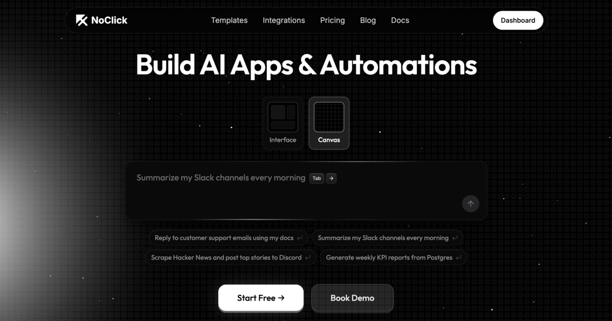 🚀 معرفی NoClick؛ پلتفرمی برای ساخت ایجنت‌های هوشمندِ همیشه فعال!