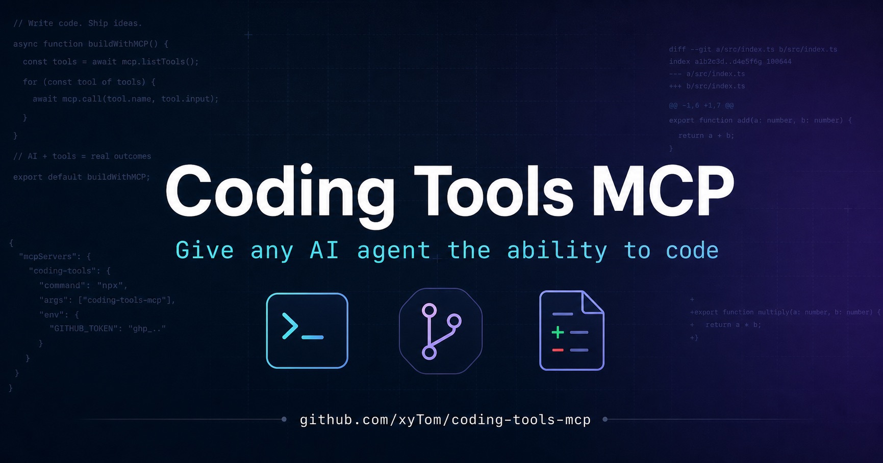 🚀 ابزاری جدید برای قدرتمندتر کردن هوش مصنوعی: Coding Tools MCP (v0.2.2)